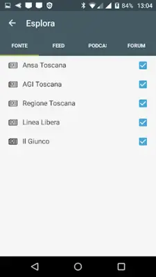 Toscana notizie locali android App screenshot 1