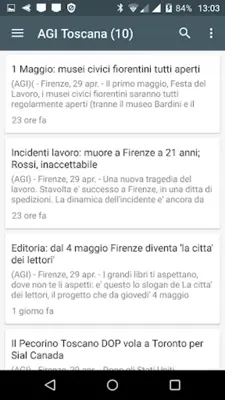 Toscana notizie locali android App screenshot 3